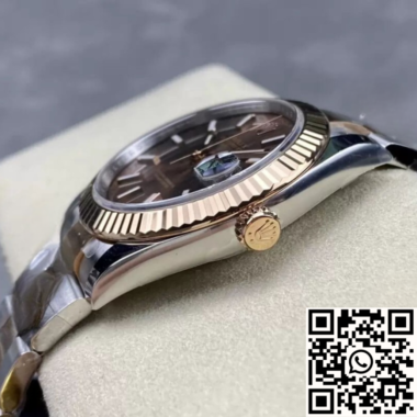 Rolex Datejust 41 Chocolate Dial Rolesor ref. 126333 - Imagen 2