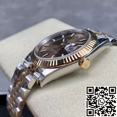 Rolex Datejust 41 Chocolate Dial Rolesor ref. 126333 - Imagen 7