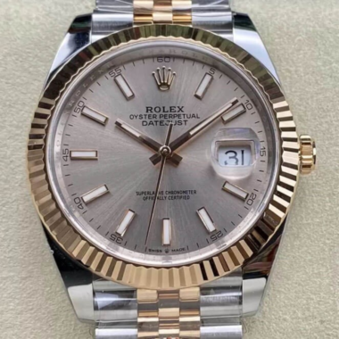 Rolex Datejust 41 Silver Dial Rolesor Yellow 41mm ref. 126333