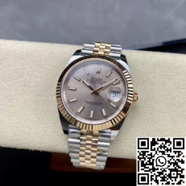 Rolex Datejust 41 Silver Dial Rolesor Yellow 41mm ref. 126333 - Imagen 4