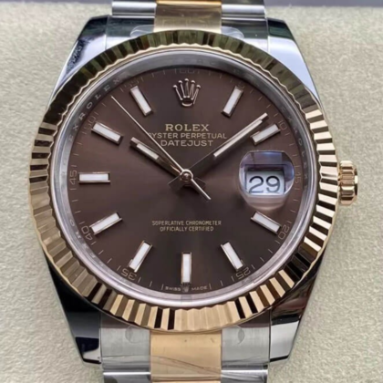 Rolex Datejust 41 Chocolate Dial Rolesor ref. 126333