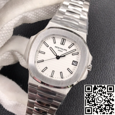Patek Philippe Nautilus Blanco 40mm – Ref. 5711 Custom - Imagen 4