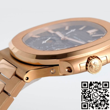 Patek Philippe Nautilus Moonphase Oro Rosa 40mm – Ref. 5712/1R-001 - Imagen 3