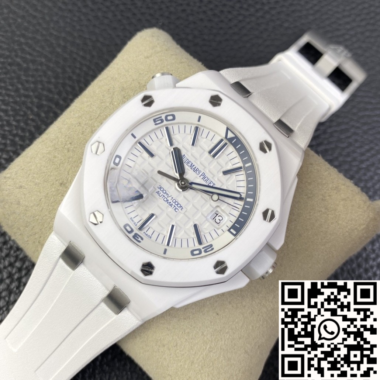 Audemars Piguet Royal Oak Offshore Diver Cerámica Blanca – Ref. 15707CB - Imagen 4