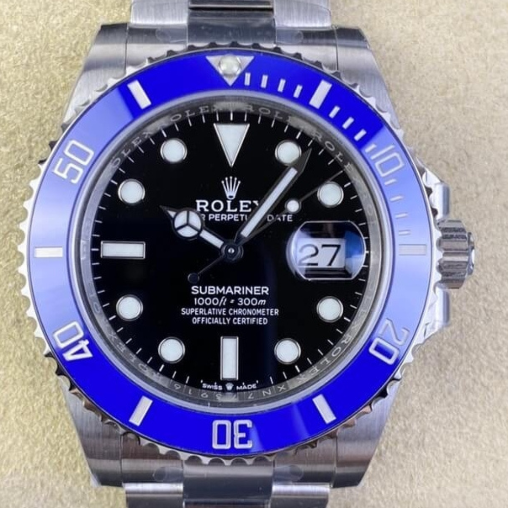 Rolex Submariner Custom Blue Bezel 40mm ref. 116610LN