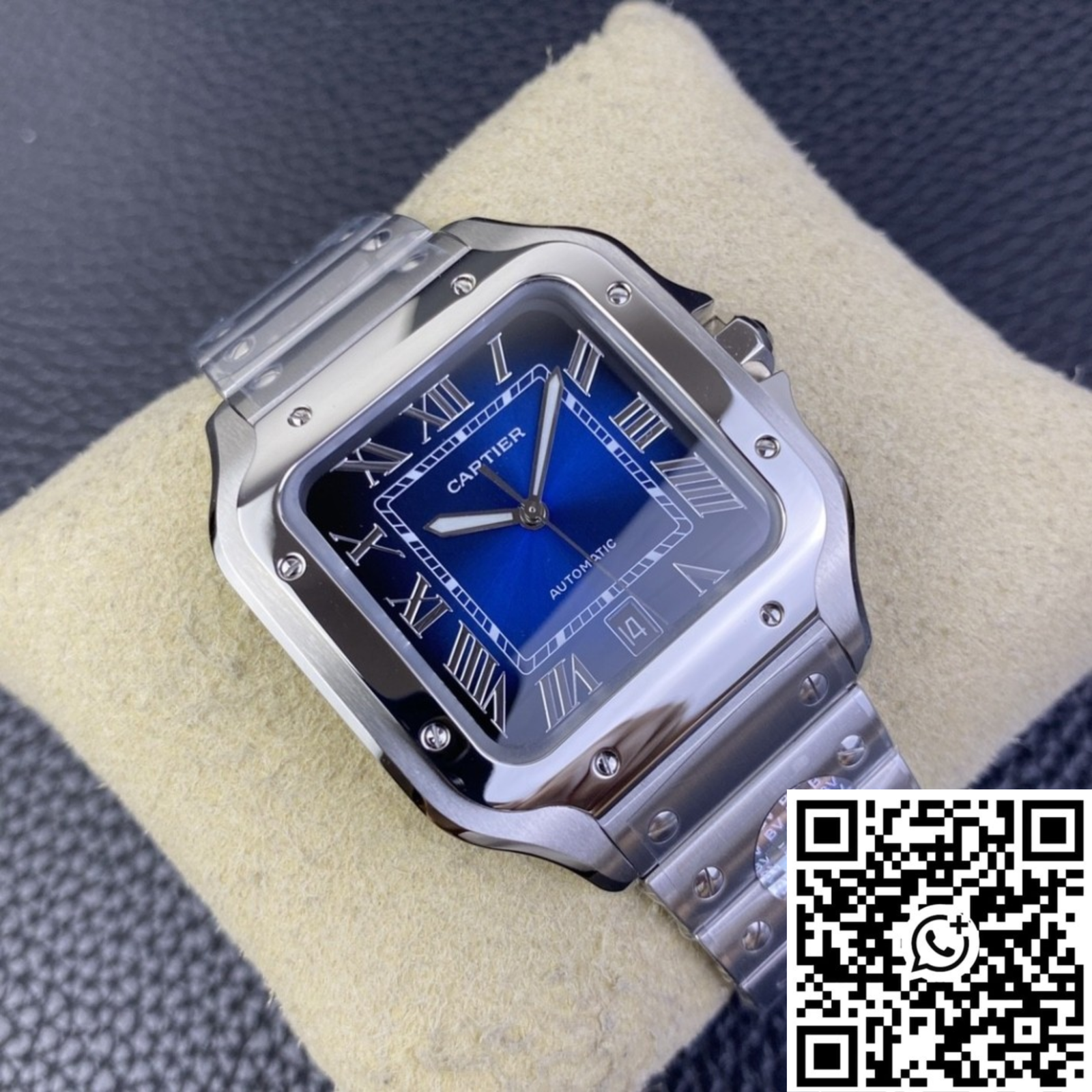 Cartier Santos WSSA0030 Gradient Blue - Imagen 2