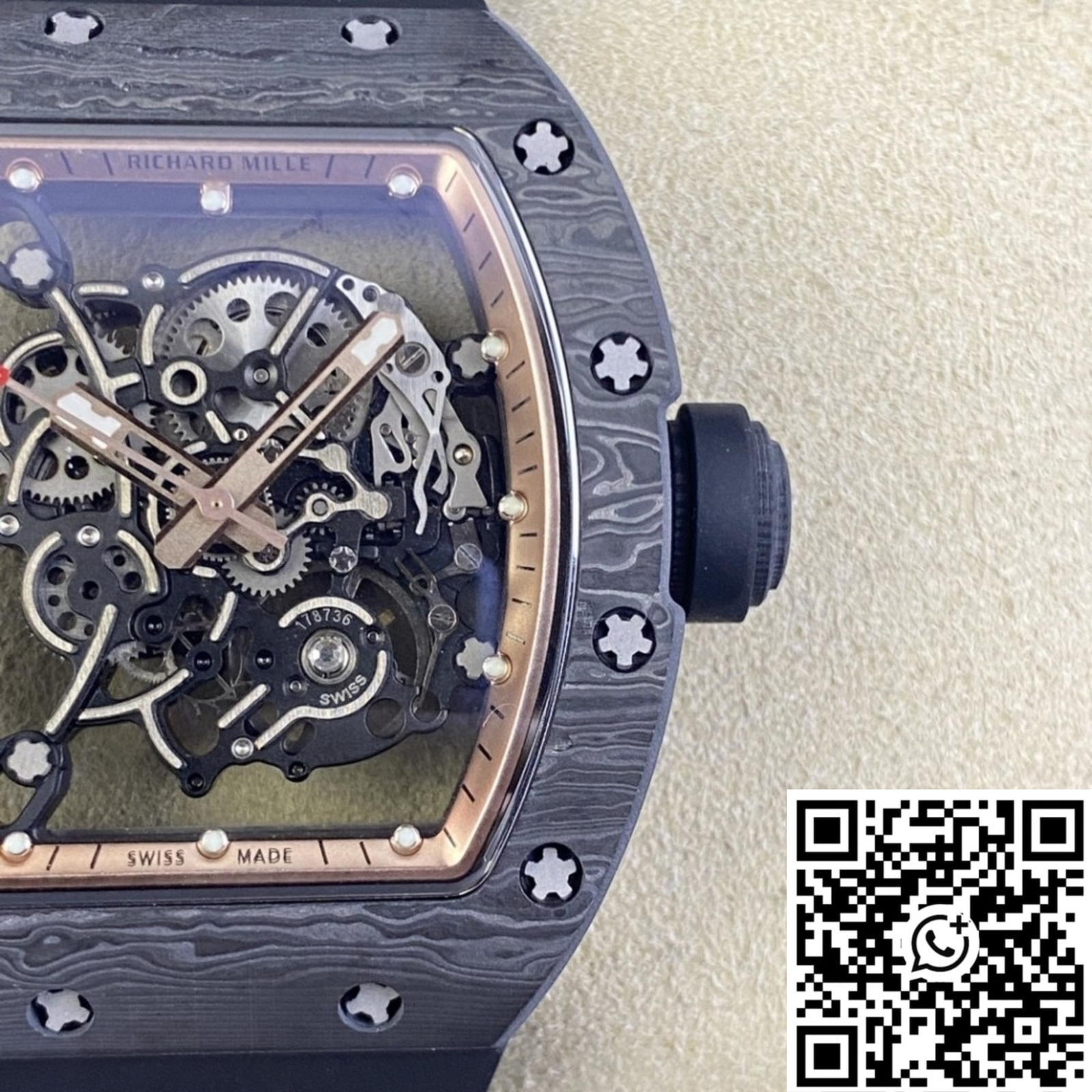 Richard Mille RM055 Rose Gold Dial - Imagen 2